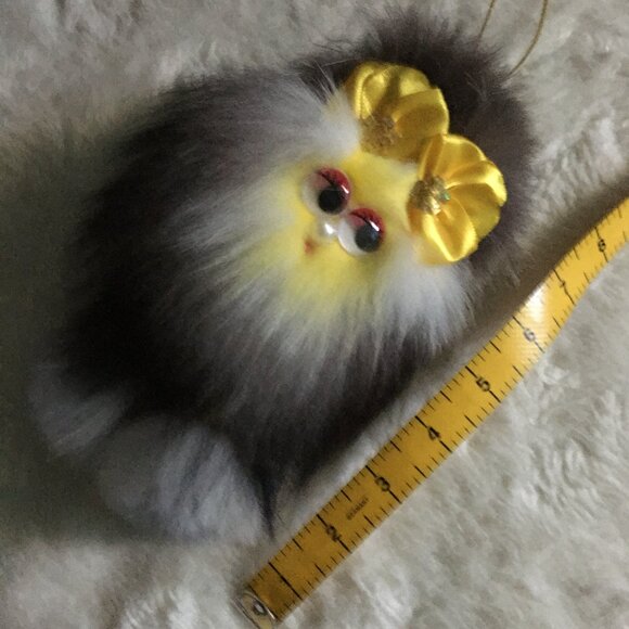 Handmade Kitschy Russian Furby Made of Real Fur - Picture 5 of 8